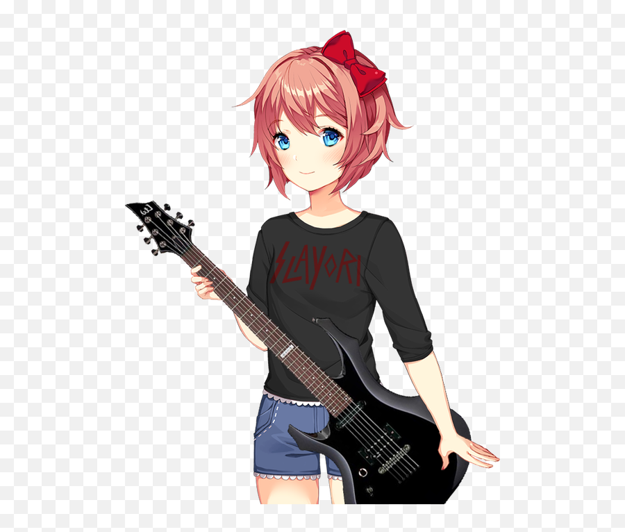 Download Dans Heavy Metal Waifu - Sayori Doki Doki Doki Sayori Ddlc Sprites Png,Sayori Hanging Png