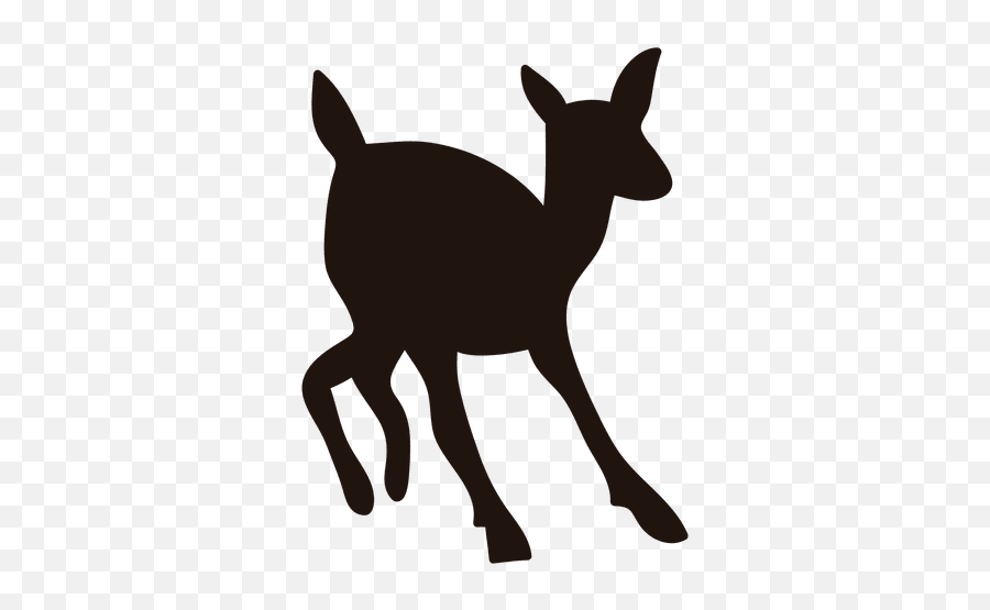 Deer Silhouette 55 - Transparent Png U0026 Svg Vector File Silhouette Doe Png,Deer Transparent Background