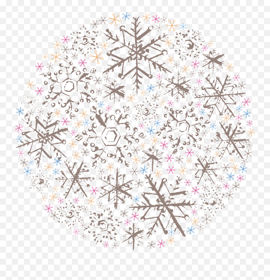 Snow Crystal Ball Clipart Free Download Transparent Png - Circle,Snowflakes Transparent