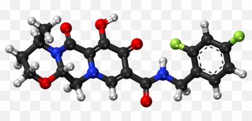 Download Dolutegravir Ball And Stick Model - Flavonoid 3d Flavonoid 3d Png,Lute Png