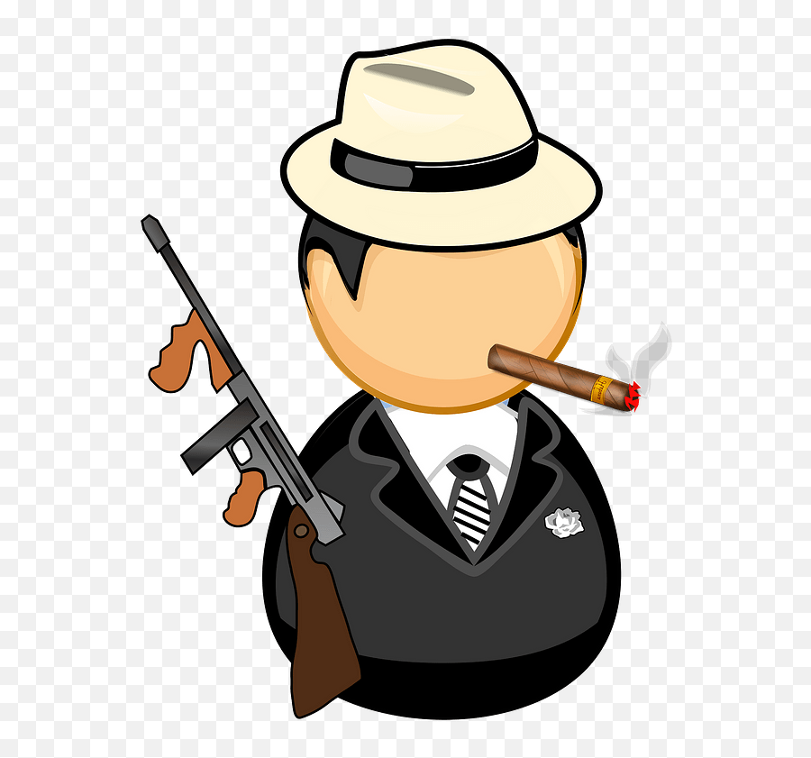 Clipart - Dainty Meaning In English Png,Gangster Transparent