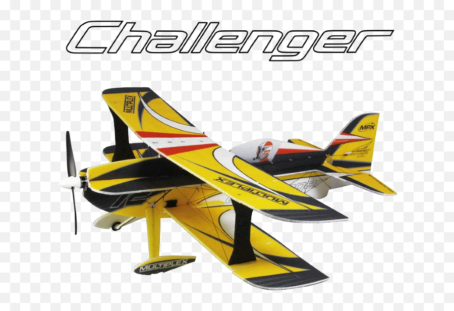Multiplex Indoor Challenger Biplane - Aircraft Png,Biplane Png