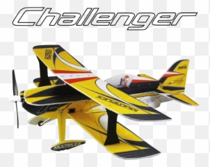 Multiplex Indoor Challenger Biplane - Aircraft Png,Biplane Png