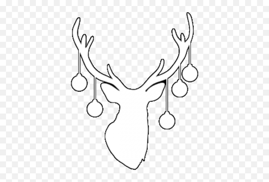 Christmas Reindeer Illusion Transfers - Screen Printed Enamel Designs For Glass Or Ceramics Elk Png,Christmas Reindeer Png