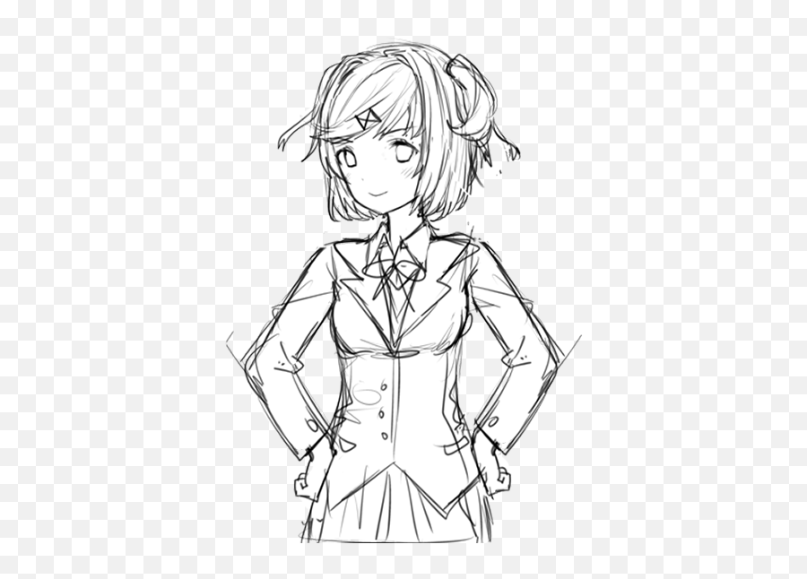 Steam Community Guide Natsuki Sprites - Natsuki Coloring Page Doki Doki Png,Doki Doki Literature Club Png