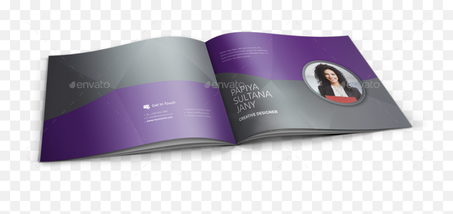 Resume Booklet Design Indesign - Horizontal Png,Indesign Logo