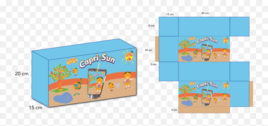 Capri - Sun Rebranding By Hanan Maatouk At Coroflotcom Vertical Png,Capri Sun Logo