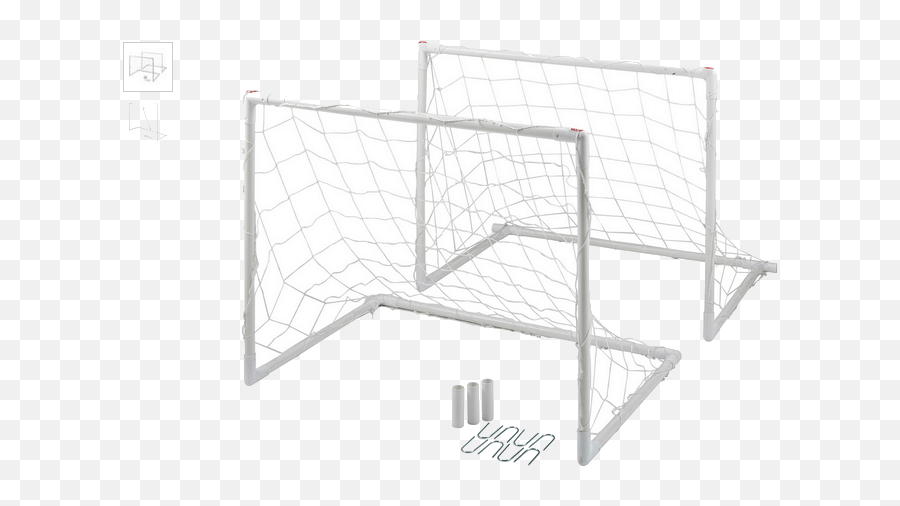 Chad Valley Twin Soccer Goal Set Sports Outside Play - Horizontal Png,Soccer Goal Png