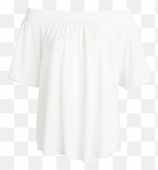 Download Off - shoulder Top White Shoulder Png The