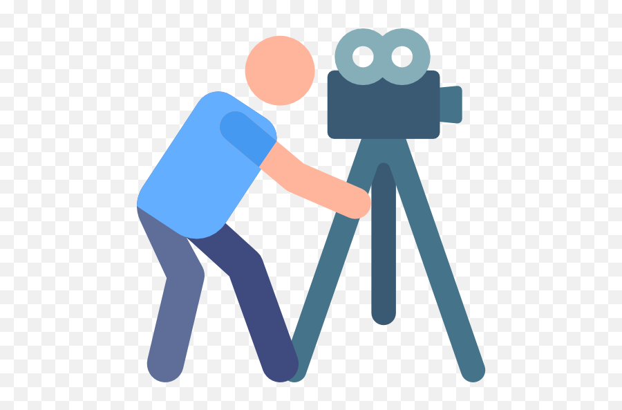 Cameraman - Cameraman Flat Icon Png,Cameraman Png