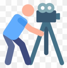 Cameraman - Flat Icon png