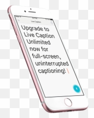 Live Caption - Iphone png