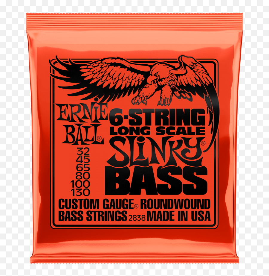 Ernie Ball P02838 Slinky Nickel Wound Electric Bass 6 - Ernie Ball Strings Png,Slinky Png