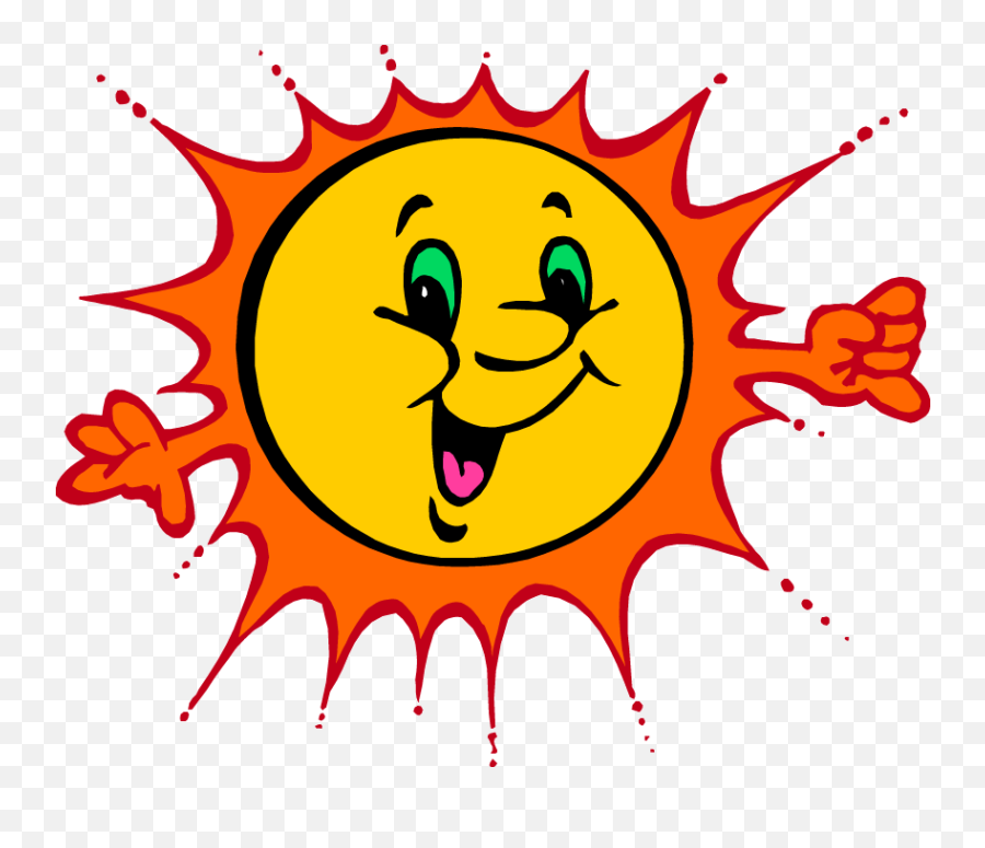 Clipart Sunshine Yellow Sun - Free Good Morning Apps Png,Sun Clipart Transparent