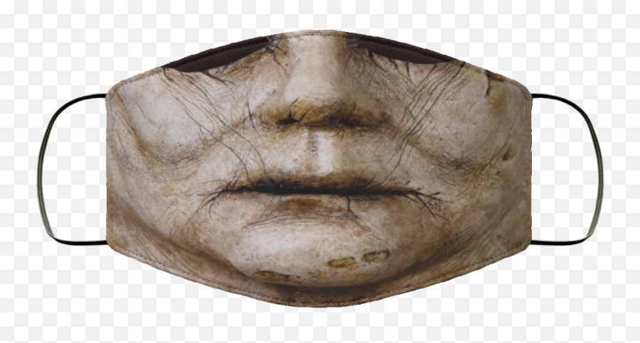 Michael Myers Mouth Cloth Face Mask - Girlfriend With Corona The Smiths Png,Michael Myers Transparent