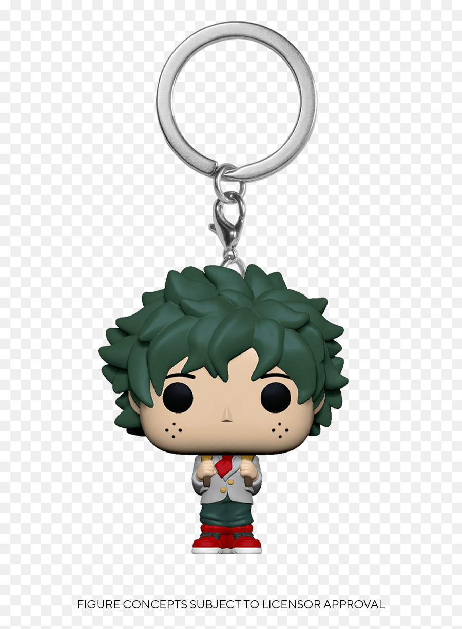 Pre - Order Tbd Pop Keychain Mha Deku In School Uniform Todoroki Funko Pop Keychain Png,Deku Transparent