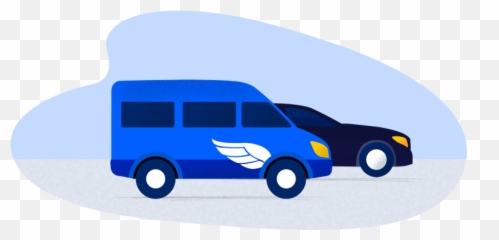 Airport Transportation Made Simple Book A Ride Supershuttle - Van Transportation Services Logo Png,Art Van Logo