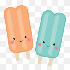 Cute Popsicles Svg Scrapbook Cut File - Cute Popsicle Clipart Png,Popsicles Png