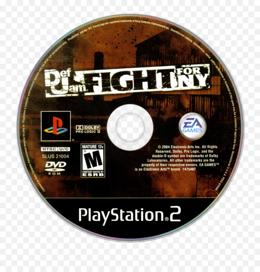 Fight For Ny Details - Def Jam Ps2 Png,Def Jam Logo