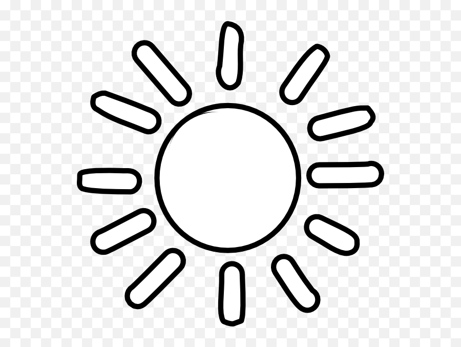 Collection Of Happy Sun Clipart Free Download Best - Black And White Sun Clipart Png,Sun Clipart Png