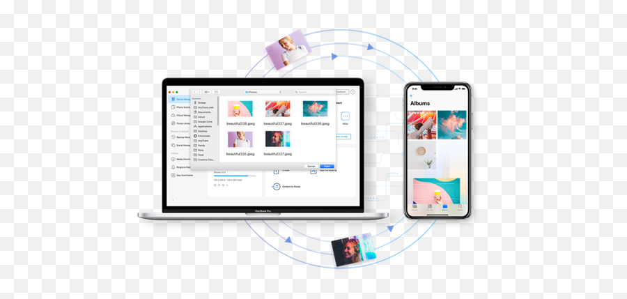 How To Transfer Photos From Iphone - Technology Applications Png,Number Beside Iphone 6 Phone Icon