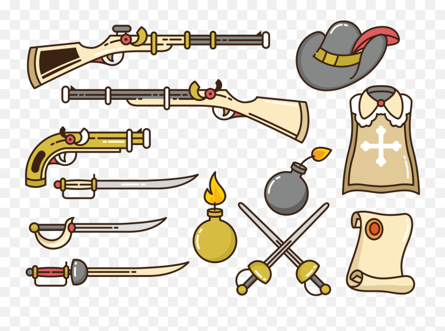 Musketeer Icons Vector Create Picture Hand Drawn - Portable Network Graphics Png,Army Man Icon