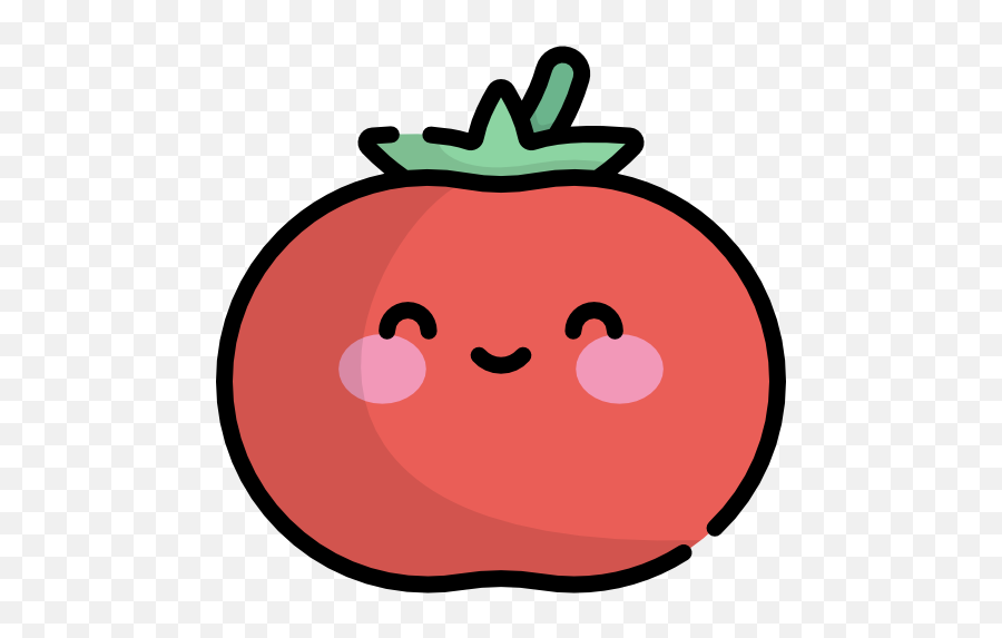 Tomato Free Vector Icons Designed - Kawaii Cute Tomato Drawing Png,Tomato Icon Vector