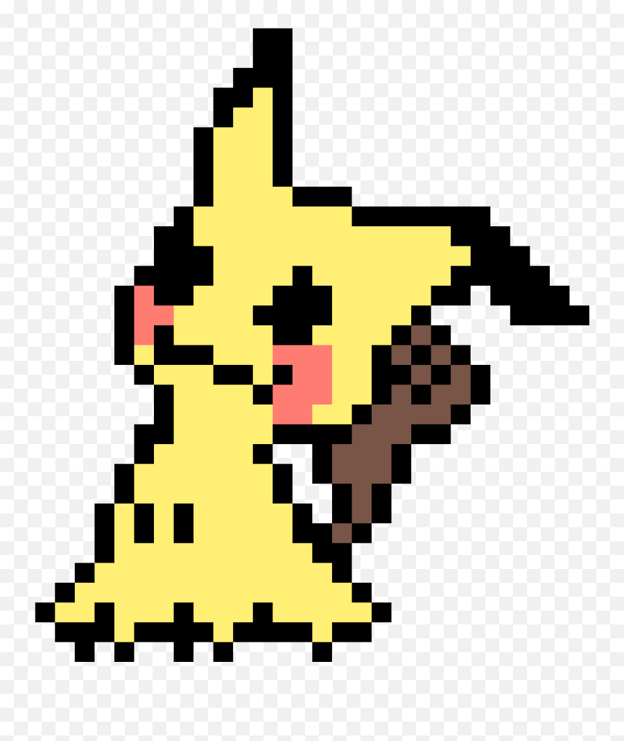 Mimikyu pixel art by DrawCorporations on Newgrounds