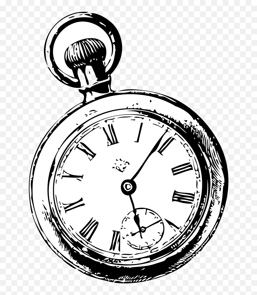 Pocket Watch Sketch Png Svg Clip Art For Web - Download Pocket Watch Drawing Png,Sketch Icon Pack