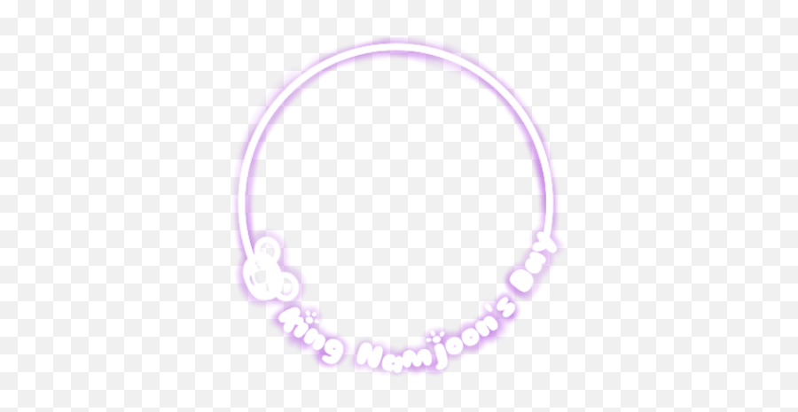 Namjoon Day - Support Campaign Twibbon Neon Sign Png,Namjoon Png
