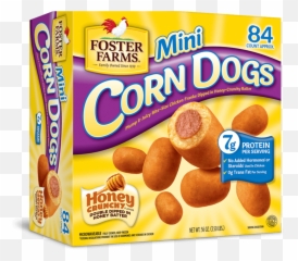 Mini Honey Crunchy Corn Dogs 84 Ct Products Foster Farms - Foster Farms Corn Dogs Png,Corn Dog Png