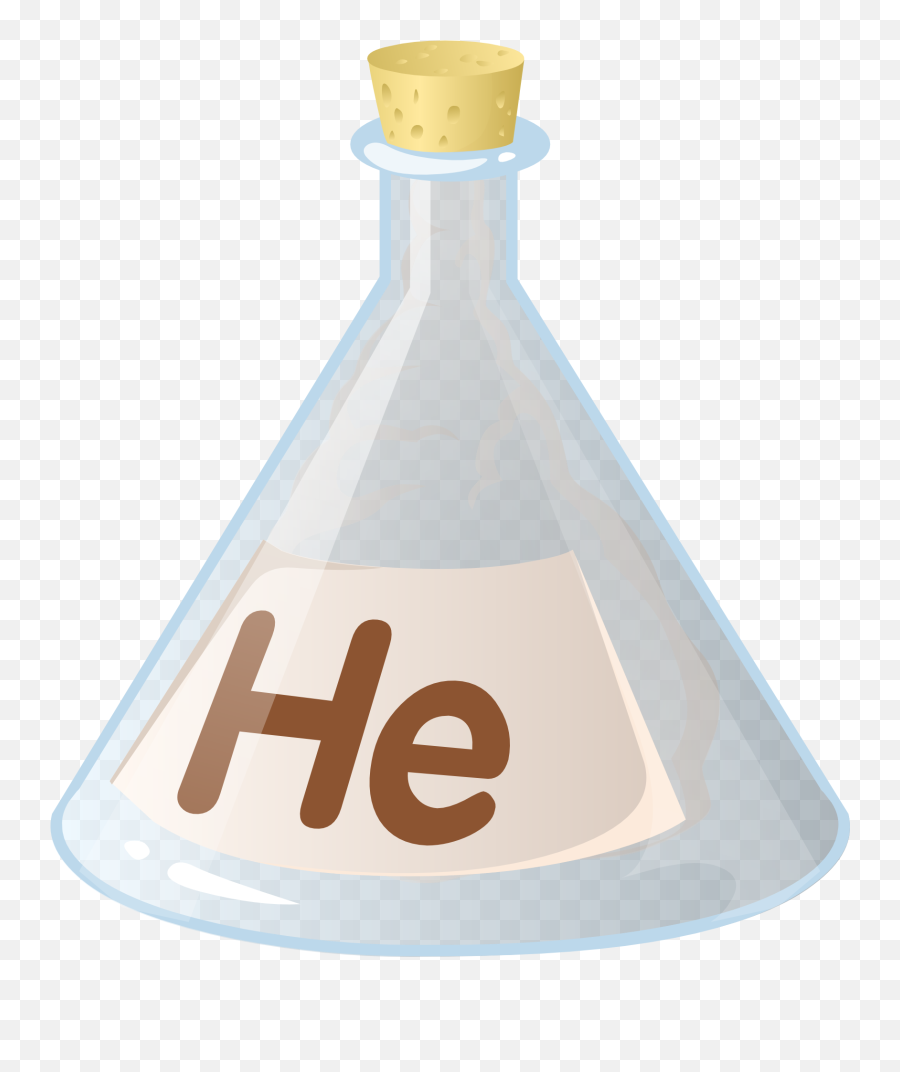 Erlenmeyer Flask With Helium Drawing Free Image Download - Elementos Imagenes De La Quimica Png,Erlenmeyer Flask Icon
