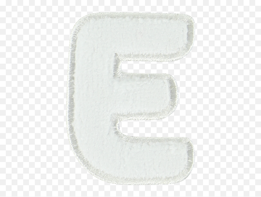 Coconut Terry Letter Patches - Solid Png,Letter E Icon