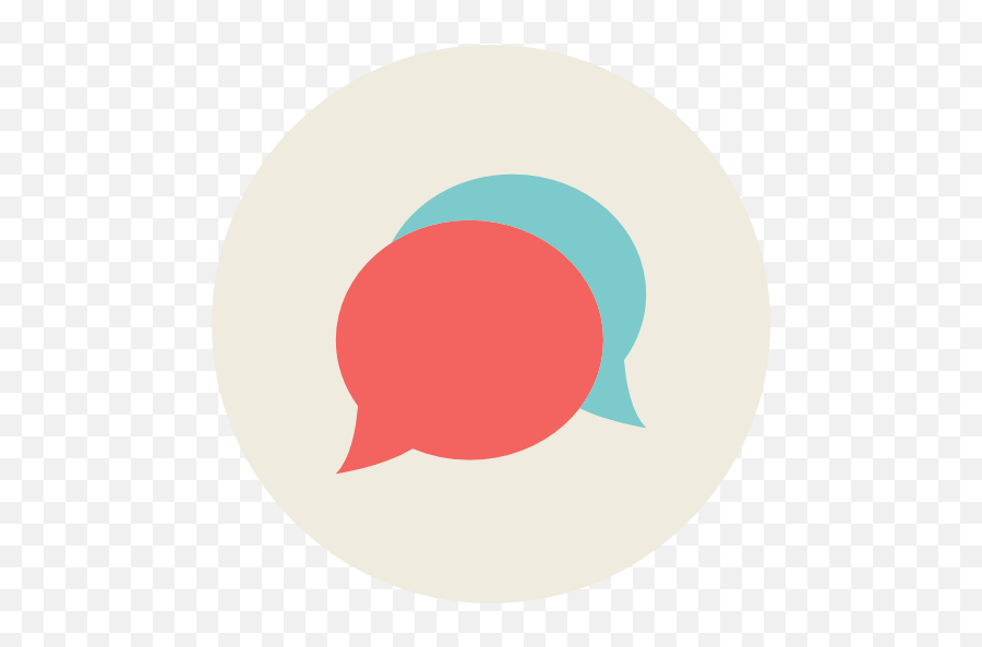 Bubbles Chat Conversation Talk Free Icon - Iconiconscom Dot Png,Chat Flat Icon