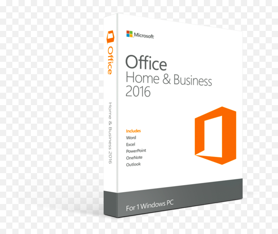 Microsoft Office 2016 Home And Business - 1 Pc International License Microsoft Corporation Png,Microsoft Office 2016 Icon