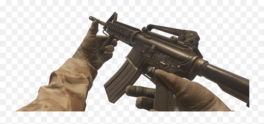 Download M4 Carbine Inspect 1 Mwr - Modern Warfare Remastered M4 Png,M4 Png