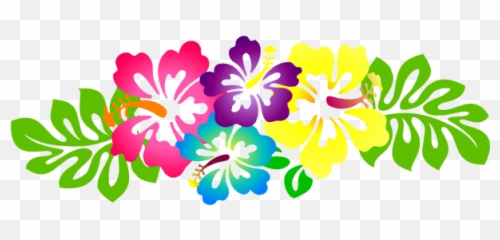 Library Of Hawaiian Flower Png - Luau Flowers Clip Art