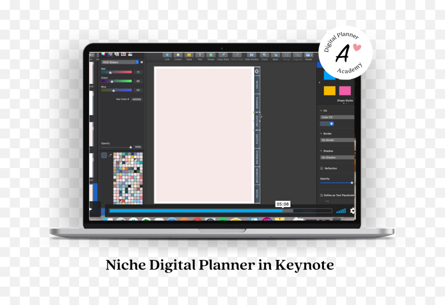 The Digital Planner Academy - The Pink Ink Vertical Png,Medibang Icon