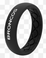 Denver Broncos Groove Life Thin Ring - Walmartcom Solid png