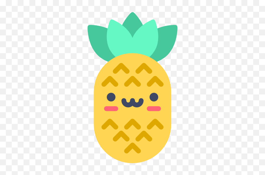 Pineapple - Free Food Icons Cute Pineapple Icon Png,Pinapple Png