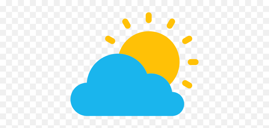 Cloud Sun Sunny Weather Icon - Weather Icon Png,Cloudy Sky Png