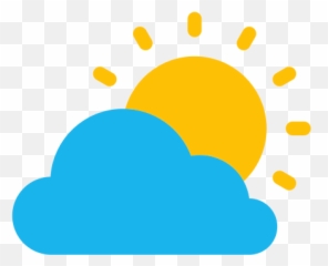 Cloud Sun Sunny Weather Icon - Weather Icon Png