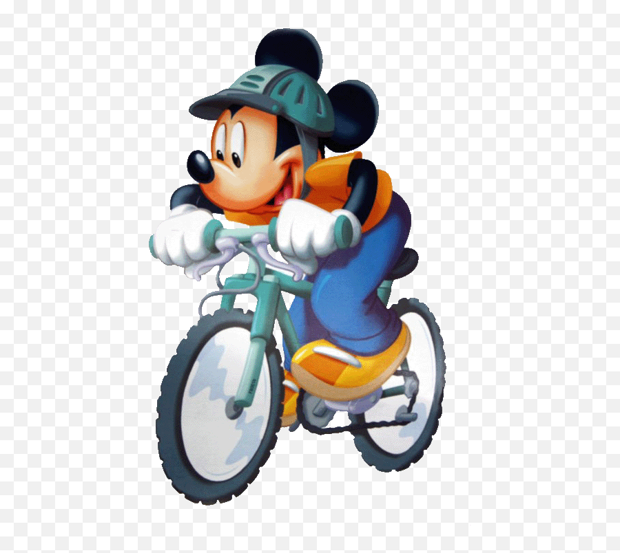 Mickey Bike 2 Mouse Pictures - Mickey Mouse Bicycle Png,Bike Transparent