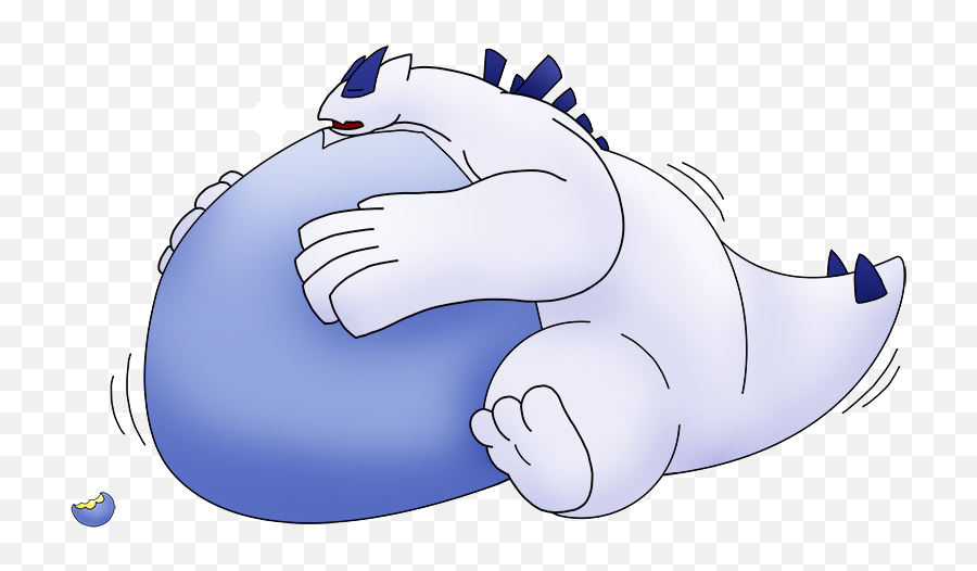 Download Lugia Gets Fat - Fat Lugia Png Image With No Fat Pokemon Lugia,Lugia Png