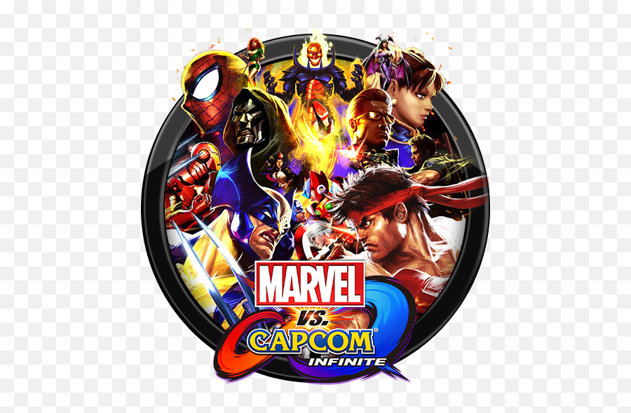 Marvel Vs Capcom Infinite Logo Png 4 - Marvel Vs Capcom 3 Poster,Capcom Logo Png