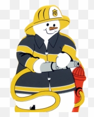 Abominable Snowman Png - Fireman