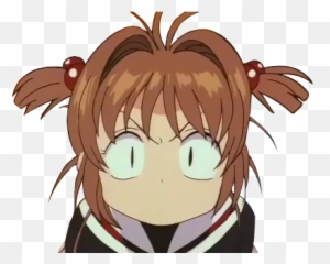 Anime Girl Surprised Png - Transparent Background Face