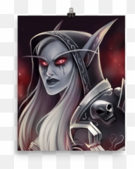 Sylvanas Warbringer Matte Print - Illustration Png,Sylvanas Png