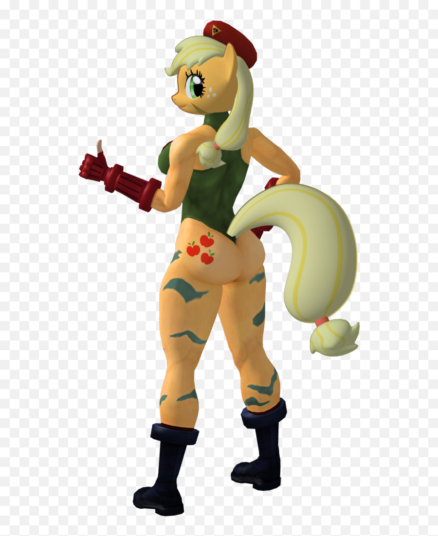Download Hd 3d Anthro Applebutt - Street Fighter 2 Cammy Map Png,Cammy Png