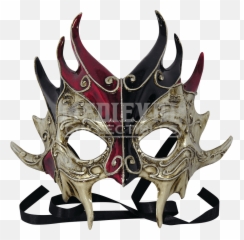 Download Hd Venetian Fiend Mask Fm - Male Masquerade Masks Png,Masquerade Masks Png